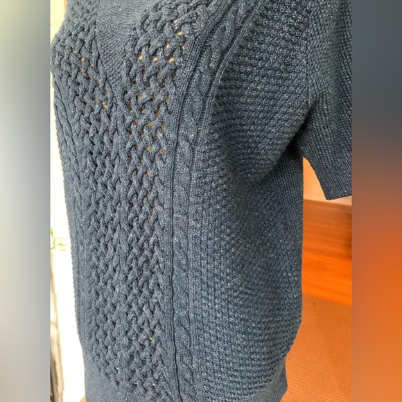 LL Bean Signature Blue Sweater - Picture 7 of 7